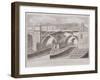 London Bridge, London, 1830-James Basire I-Framed Giclee Print