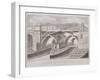 London Bridge, London, 1830-James Basire I-Framed Giclee Print