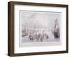 London Bridge, London, 1831-Charles Etienne Pierre Motte-Framed Giclee Print