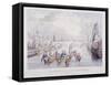 London Bridge, London, 1831-Charles Etienne Pierre Motte-Framed Stretched Canvas