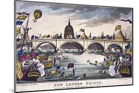 London Bridge, London, 1831-null-Mounted Giclee Print