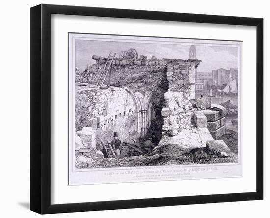 London Bridge, London, 1832-Edward William Cooke-Framed Giclee Print