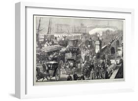 London Bridge, London, 1872-Joseph Swain-Framed Giclee Print