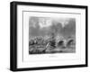 London Bridge, London, 19th Century-J Woods-Framed Giclee Print