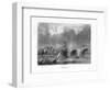 London Bridge, London, 19th Century-J Woods-Framed Giclee Print