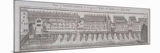 London Bridge, London, C1760-null-Mounted Premium Giclee Print