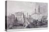 London Bridge, London, C1840-Thomas Higham-Stretched Canvas