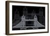 London Bridge Night-Cristian Mielu-Framed Art Print