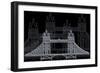 London Bridge Night-Cristian Mielu-Framed Art Print