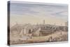 London Bridge (Old and New), London, 1828-G Yates-Stretched Canvas