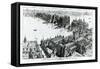 London Bridge, Old London Illustrated, a Series of Drawings Illustrating London in the XVI Century-Henry Breuer-Framed Stretched Canvas