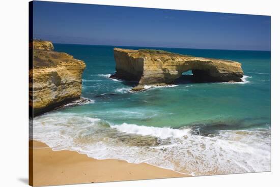 London Bridge, Port Campbell National Park, Great Ocean Road, Victoria, Australia-null-Stretched Canvas