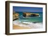 London Bridge, Port Campbell National Park, Great Ocean Road, Victoria, Australia-null-Framed Art Print