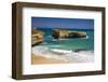 London Bridge, Port Campbell National Park, Great Ocean Road, Victoria, Australia-null-Framed Art Print