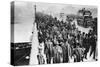 London Bridge Rush Hour, London, 1926-1927-null-Stretched Canvas