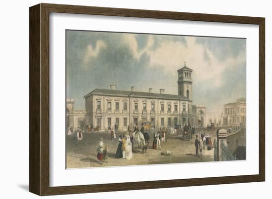 London Bridge Station, Bermondsey, London, 1845-Henry Adlard-Framed Giclee Print