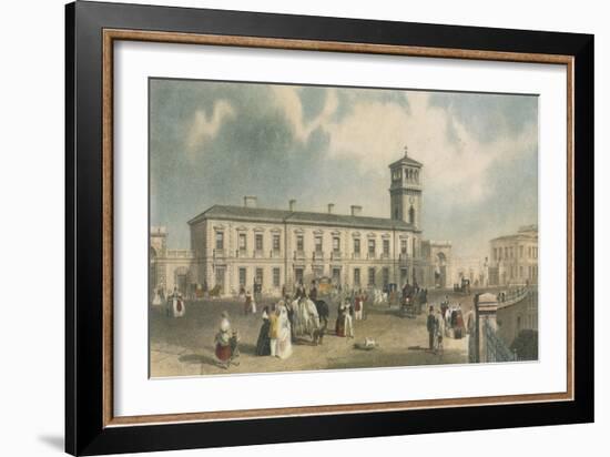 London Bridge Station, Bermondsey, London, 1845-Henry Adlard-Framed Giclee Print