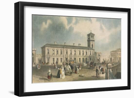 London Bridge Station, Bermondsey, London, 1845-Henry Adlard-Framed Giclee Print