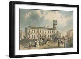 London Bridge Station, Bermondsey, London, 1845-Henry Adlard-Framed Giclee Print