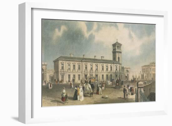 London Bridge Station, Bermondsey, London, 1845-Henry Adlard-Framed Giclee Print