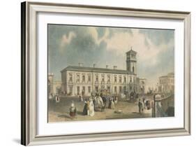 London Bridge Station, Bermondsey, London, 1845-Henry Adlard-Framed Giclee Print