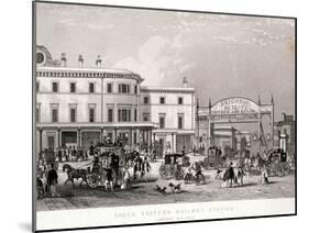 London Bridge Station, Bermondsey, London, C1851-null-Mounted Giclee Print