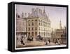 London Bridge Station, Bermondsey, London, C1860-Robert Dudley-Framed Stretched Canvas