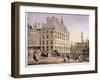 London Bridge Station, Bermondsey, London, C1860-Robert Dudley-Framed Giclee Print