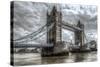 London Bridge, Thames-Giuseppe Torre-Stretched Canvas