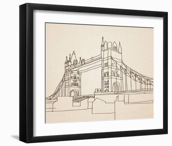 London Bridge-Irena Orlov-Framed Art Print