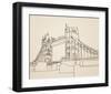 London Bridge-Irena Orlov-Framed Art Print