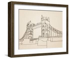 London Bridge-Irena Orlov-Framed Art Print