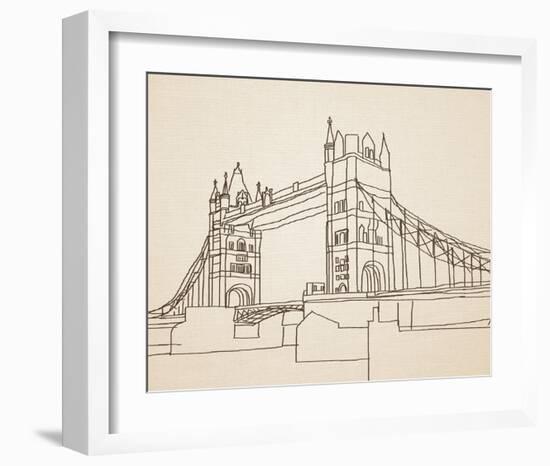 London Bridge-Irena Orlov-Framed Art Print