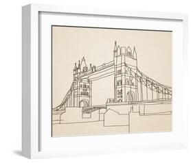 London Bridge-Irena Orlov-Framed Art Print