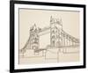 London Bridge-Irena Orlov-Framed Art Print