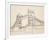 London Bridge-Irena Orlov-Framed Art Print