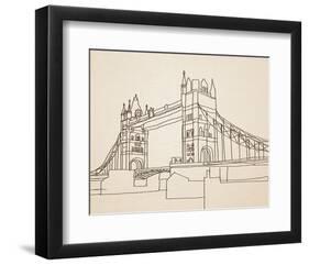 London Bridge-Irena Orlov-Framed Art Print