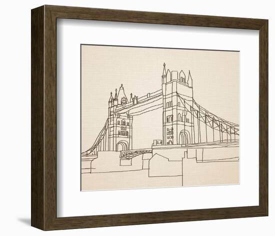 London Bridge-Irena Orlov-Framed Art Print