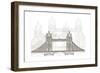 London Bridge-Cristian Mielu-Framed Art Print