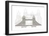 London Bridge-Cristian Mielu-Framed Art Print