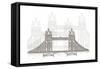 London Bridge-Cristian Mielu-Framed Stretched Canvas