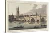 London Bridge-Joseph Stadler-Stretched Canvas
