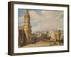 'London Bridges Old and New, 1831', (1920)-George Scharf-Framed Giclee Print