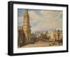 'London Bridges Old and New, 1831', (1920)-George Scharf-Framed Giclee Print