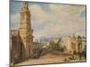 'London Bridges Old and New, 1831', (1920)-George Scharf-Mounted Giclee Print