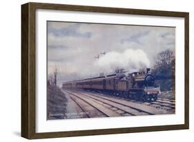 London Brighton and South Coast Railway Brighton Pullman Train-null-Framed Giclee Print