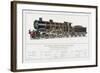 London Brighton and South Coast Railway Loco No 38-W.j. Stokoe-Framed Art Print