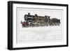 London Brighton and South Coast Railway Loco No 38-W.j. Stokoe-Framed Art Print