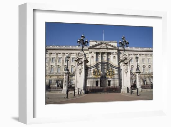 London-Buckingham Palace Gate-null-Framed Art Print