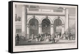 London, Burlington Arcade-Thomas H Shepherd-Framed Stretched Canvas